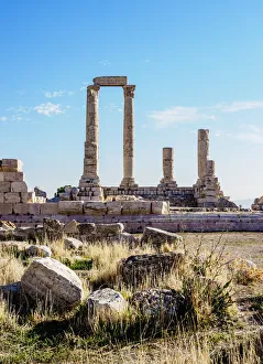 Temple of Hercules Ruins, Amman Citadel, Amman Governorate, Jordan