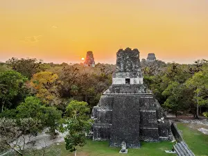 Step Prints: Temple II or Temple of the Masks at Great Plaza