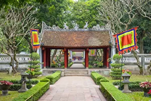Viet Nam Prints: Temple of Literature, Dong Da District, Hanoi, Vietnam