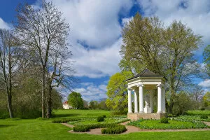 Temple of the Muses in the landscape gardens (Anna Amalia Park) of Tiefurt castle
