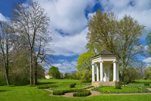 Landscape Garden Prints: Temple of the Muses in the landscape gardens (Anna Amalia Park) of Tiefurt castle