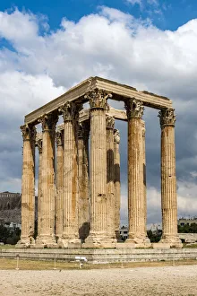 Athina Prints: Temple of Olympian Zeus or Olympieion, Athens, Attica, Greece