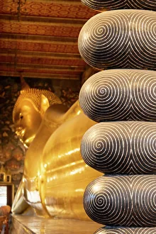 Temple of the Reclining Buddha, Wat Pho, Phra Nakhon District, Bangkok, Thailand