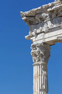 Temple of Trajan, Pergamon, Bergama, Izmir Province, Turkey