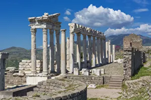 Izmir Province Prints: Temple of Trajan, Pergamon, Bergama, Izmir Province, Turkey