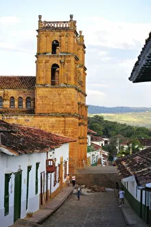 Images Dated 2nd July 2012: Templo, Colonial Town of Barichara, Colombia, South America