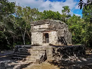 Yucatec Prints: Templo Nohoch Nah, Big House Temple