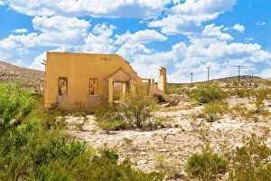 Ghost Town Prints: Terlingua, Ghost Town, Texas, USA