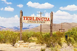 Ghost Town Prints: Terlingua, Ghost Town, Texas, USA