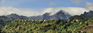 Terra Baptista and the high peaks of Madeira island. Portugal Terra Baptista and the high peaks of Madeira island. Portugal
