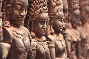 Archeological Gallery: Terrace of the Leper King, Angkor, Cambodia