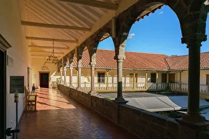 Cusco Province Prints: Terrace of Museo de Arte Precolombino, UNESCO, Cusco, Cusco Province, Cusco Region, Peru