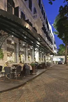 Terrace / pavement cafe, Sofitel Metropole Legend Hotel, Hanoi, Vietnam