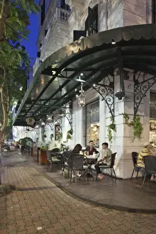 Terrace / pavement cafe, Sofitel Metropole Legend Hotel, Hanoi, Vietnam