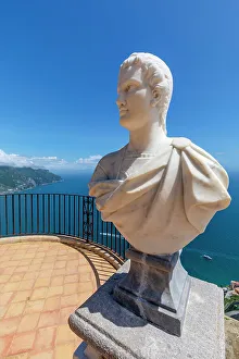 Ravello Prints: Terrazza dell'lnfinito at the Villa Cimbrone, Ravello, Amalfi Coast, Campania, Italy