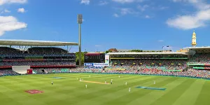 New South Wales Prints: Test cricket match at Sydney Cricket Ground, Sydney, New South Wales, Australia