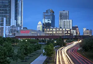 Images Dated 14th June 2017: Texas, Austin, Restored Seaholm Power Plant, Seaholm District, Restaurants, Residential