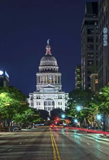 Images Dated 14th June 2017: Texas, Austin, Texas State Capitol Building, Congress Avenue, National Register Of