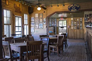Historical District Prints: Texas, Gruene, Gruene Hall, 1878, Dance Hall, Country And Western Music, Historical