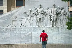 San Antonio Prints: Texas; San Antonio; Alamo Cenotaph; Spirit Of Sacrifice; Monument Honors The Names