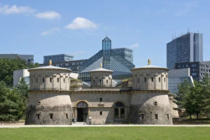 ThAA┬╝ningen fortress with Museum Drei Eichelen, Luxembourg