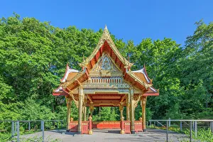 Bad Homburg Prints: Thai-Sala at Chulalongkorn fountain
