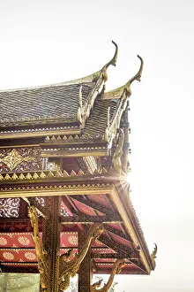 Bad Homburg Prints: Thai-Sala Thai temple in the spa gardens of Bad Homburg vor der Hohe