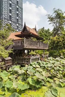 Images Dated 23rd August 2018: Thailand, Bangkok, Silom Area, MR Kukrit Pramoj House, home of former Thai Prime Minister