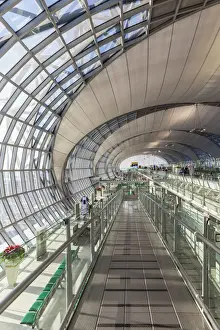 Thailand, Bangkok, Suvarnabhumi International Airport, BKK, interior