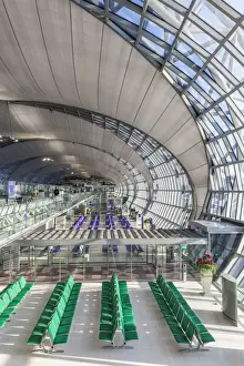 Thailand, Bangkok, Suvarnabhumi International Airport, BKK, interior