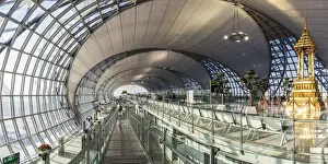 Thailand, Bangkok, Suvarnabhumi International Airport, BKK, interior