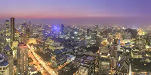 Thailand, Bangkok, View from Verigo Bar at Westin Banian Tree Hotel