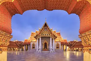 Thailand, Bangkok, Wat Benchamabopit (Marble Temple)