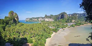 Images Dated 3rd January 2017: Thailand, Krabi, Hat Railay Beach