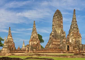Images Dated 28th February 2022: Thailand, Phra Nakhon Si Ayutthaya, Ayutthaya, Wat Chai Watthanaram. UNESCO World Heritage site