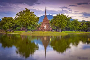 Thailand, Sukhothai province, Sukhothai, UNESCO World Heritage site