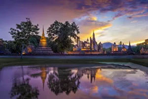 Thailand, Sukhothai province, Sukhothai, UNESCO World Heritage site