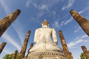 Thailand, Sukhothai province, Sukhothai, UNESCO World Heritage site, Wat Mahathat