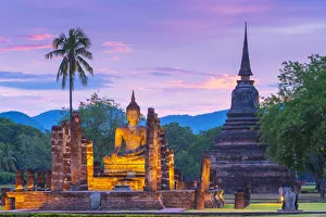 Thailand, Sukhothai province, Sukhothai, UNESCO World Heritage site