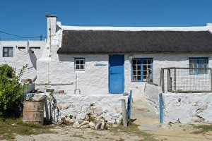 Western Cape Prints: Thatched cottage, Arniston, Overberg region, Western Cape, South Africa