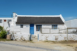 Thatched Roof Prints: Thatched cottage, Arniston, Overberg region, Western Cape, South Africa