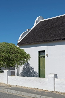 Thatched Roof Prints: Thatched cottage, Arniston, Overberg region, Western Cape, South Africa