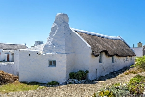Thatched Roof Prints: Thatched cottage, Arniston, Overberg region, Western Cape, South Africa