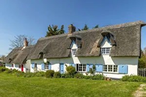 Horizontal Gallery: Thatched Cottages Barrington, Cambridgeshire, England