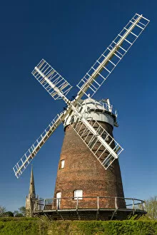 Images Dated 15th June 2021: Thaxted Mill & Church, Essex, England