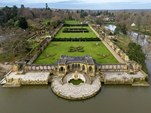 Hever Prints: The The Loggia at Hever Castle, Hever, Edendridge, Kent, England, UK