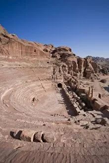 Images Dated 2nd July 2006: Theatre, Petra (UNESCO World Heritage Site)