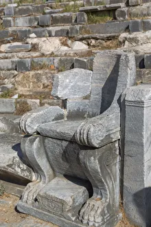 Chair Prints: Theatre, Ruins of ancient Priene, Aydin Province, Turkey