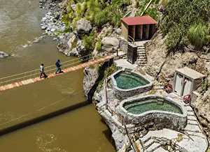 Images Dated 8th November 2017: Thermal Pools, Chivay, Arequipa Region, Peru