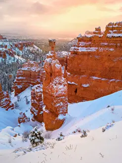 Red Rocks Prints: Thors Hammer, Sunset Point Bryce Canyon National Park, Utah, USA